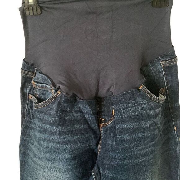 Pre Owned Women’s Old Navy Maternity Full Panel Boot Cut Jeans Sz 4 Classic - Picture 8 of 12